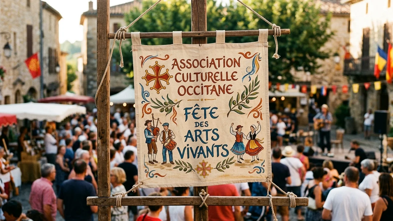 Bannière institutionnelle de l'association MARKA lors d'un événement public
